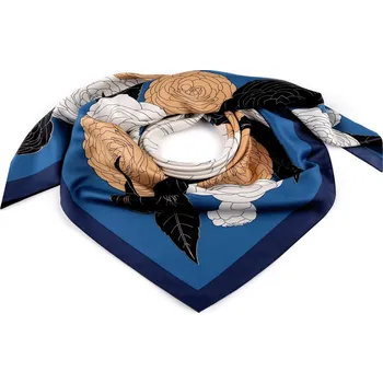 Deštník Saténový šátek 90x90 cm modrá 1 ks