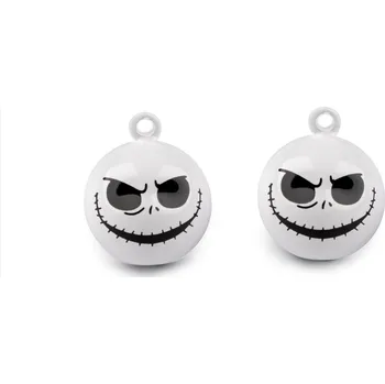 Rolničky halloween bílá 2 ks