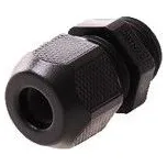 Průchodka plast. PG 9 - černá