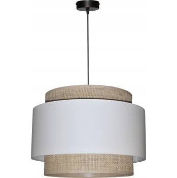 Závěsná lampa se stínidlem 35/25 E27 teplá bílá MIRANO rafia BOHO