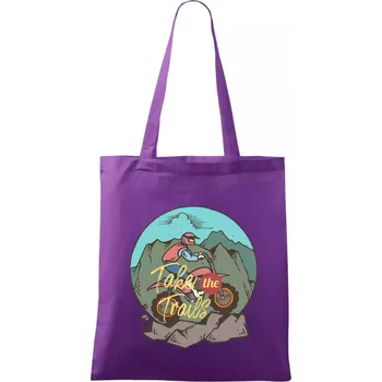 Offroad Moto - Taška bavlněná - 42 x 38 cm ( Fialová )