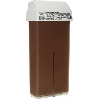 Premium Textile 80 ml čokoládový vosk v roll-on pro depilaci