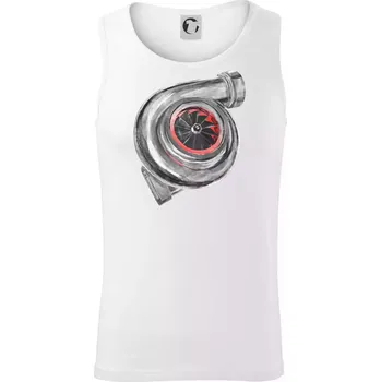 Turbo olejomalba - Tílko pánské Core - L ( Bílá )