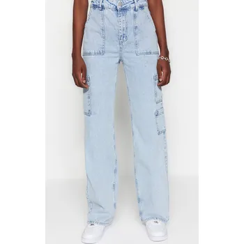 Dámské džíny Dámské džíny Trendyol Trendyol šedá 2313575