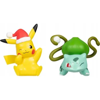 Figurka Pokémon First Partner Battle Figure Set Figure 2-Pack Holiday Bulbasaur #2
