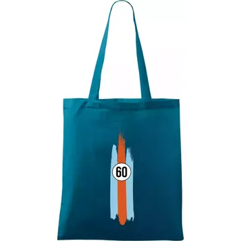 Vintage Race 60 - Taška bavlněná - 42 x 38 cm ( Petrolejová )