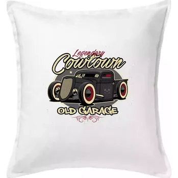 Polštář Legendary old car - Polštář 50x50 - 50x50 - Pouze potah ( Bílá )
