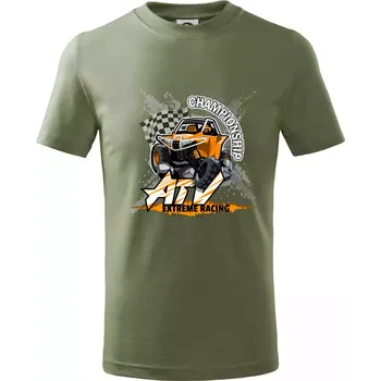 ATV extreme championship - Tričko dětské bavlněné - 104-110cm / 3-4 roky ( Khaki )