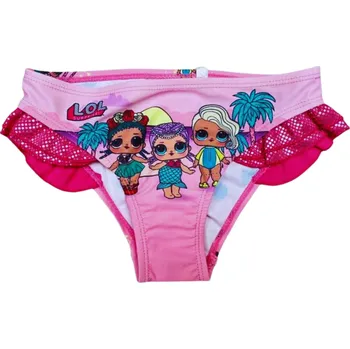 Dívčí plavky Sun City Dívčí plavky L.O.L. kalhotkové růžové s volánky Barva: Růžová, Velikost: 140