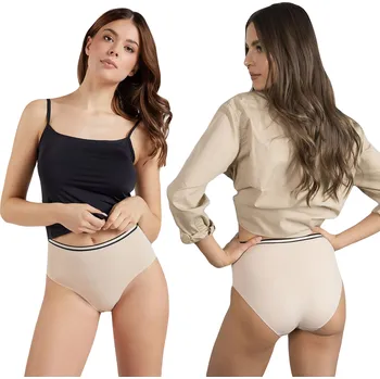 Kalhotky JULIMEX KALHOTKY DUO MAXI BÉŽOVÁ S