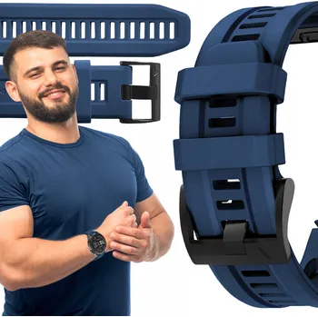 Řemínek na hodinky Řemínek ChronSmarta pro Garmin 26mm, modrý