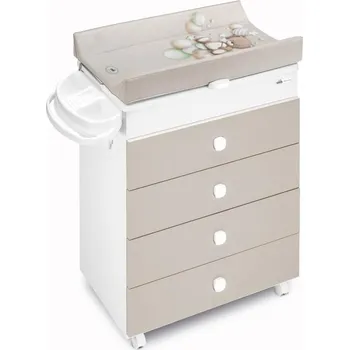 přebalovací pult a komoda Cam Přebalovací stůl Asia Bianco col. 261 + Doprava ZDARMA