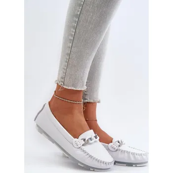 Dámské mokasíny Dámské kožené mokasíny s ozdobným řetízkem Step in style, 37 i240_197606_2:37