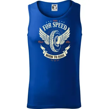 For speed - born to ride - Tílko pánské Core - L ( Královská modrá )