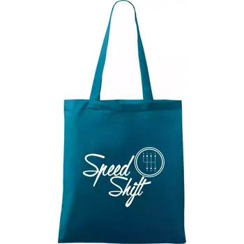 Speed shift - Taška bavlněná - 42 x 38 cm ( Petrolejová )