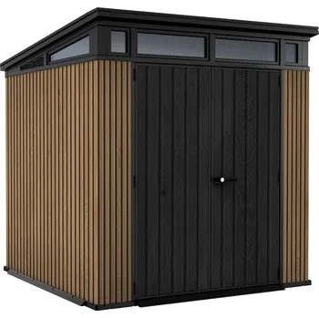 Keter Pent Signature Zahradní domek 7x7, 216 x 226 x 216 cm, hnědý 259817