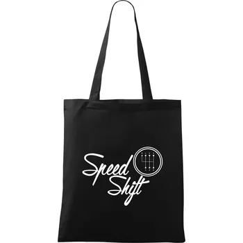 Speed shift - Taška bavlněná - 42 x 38 cm ( Černá )