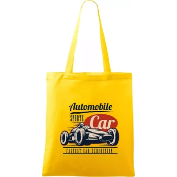 Automobile sports car - Taška bavlněná - 42 x 38 cm ( Žlutá )