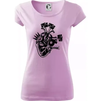 Dámské tričko Řidičovo srdce - Dámské triko Pure - XS ( Orchid )