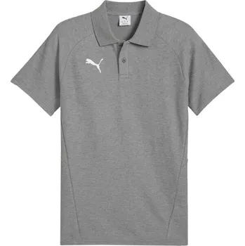 Pánské tričko Pánské polo triko Puma TEAMEVOSTRIPE POLO L Šedá, Bílá