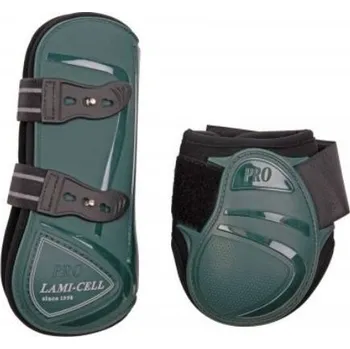 Koňské kamaše Sada šlachovek a strouhaček LAMI-CELL Elite tmavě zelené FULL