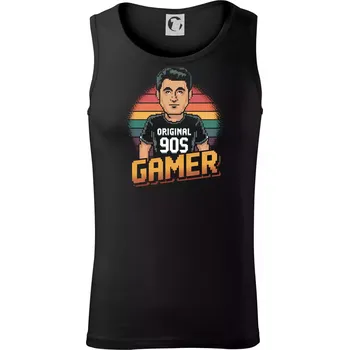 Pánské termoprádlo Original 90s gamer barevný - Tílko pánské Core - 2XL ( Černá )