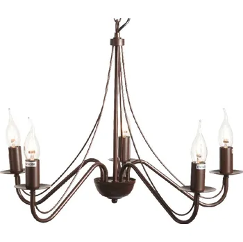 ACA DECOR Závěsný lustr PALMYRA max. 5x60W/E14/230V/IP20