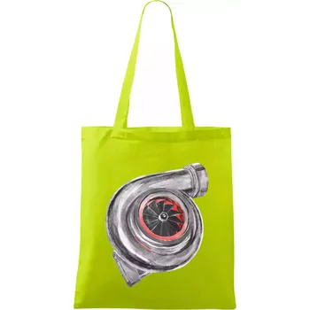 Turbo olejomalba - Taška bavlněná - 42 x 38 cm ( Limetková )