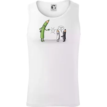 Pastelky - kdo to byl? (Hana-creative) - Tílko pánské Core - M ( Bílá )