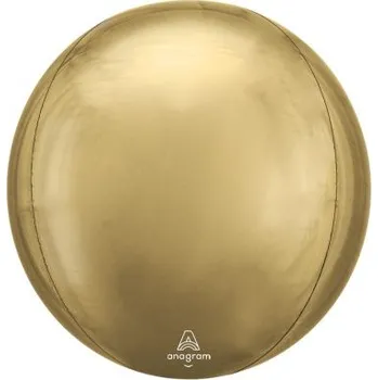 Balónek Koule - zlatá lesklá 53cm - fóliový balónek