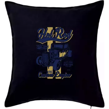 Polštář Hot Rod New York - Polštář 50x50 - 50x50 - Pouze potah ( Černá )