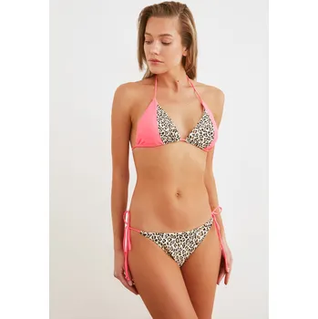 Dámská móda Bikiny spodní díl Trendyol Patterned Trendyol krémová 1513346