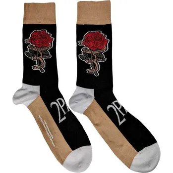 Pánské ponožky 2Pac Ponožky Rose Black 40-45