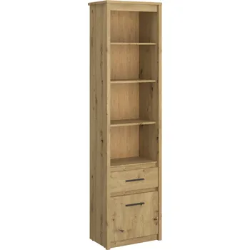 Knihovna Tempo Kondela Otevřený regál 1D1S, dub artisan, AIRON