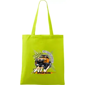 ATV extreme championship - Taška bavlněná - 42 x 38 cm ( Limetková )