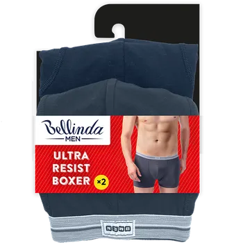 Bellinda ULTRA RESIST BOXER 2x BU848318 šedá - modrá L