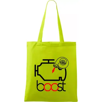 Boost - Taška bavlněná - 42 x 38 cm ( Limetková )