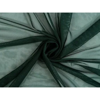 Úplet šifonový hrubší zelená tmavá 1 m