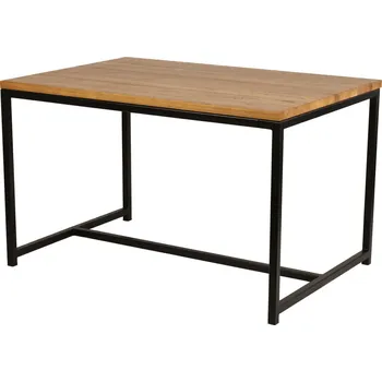 Jídelní stůl Jídelní stůl Cohen 120x80 přírodní dub loftový s černými kovovými nohami Maduu Studio