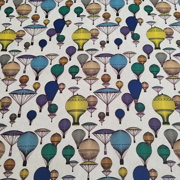 BYTEMA Dekorační látka BALÓN GLOBUS 601 digitalní potisk šíře 140 cm