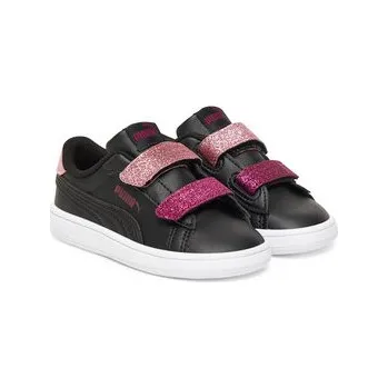 Dámské tenisky Sneakersy Puma Smash 3.0 L Glitter Velcro V Inf 395610 07 Černá 22