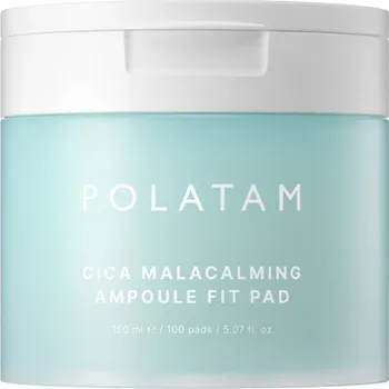 Pleťové sérum POLATAM - CICA MALACALMING AMPOULE PAD - Zklidňující tamponky s esencí - 100 ks