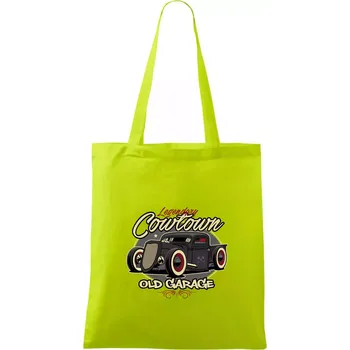 Legendary old car - Taška bavlněná - 42 x 38 cm ( Limetková )