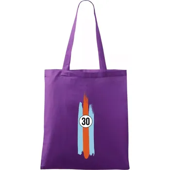 Vintage Race 30 - Taška bavlněná - 42 x 38 cm ( Fialová )