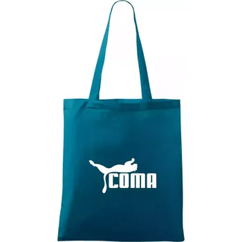 Coma parodie - Taška bavlněná - 42 x 38 cm ( Petrolejová )