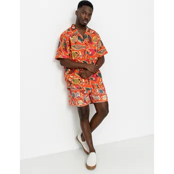 Pánské oblečení Patagonia Tidal Threads Camp (wrasse/pollinator orange) L, oranžová