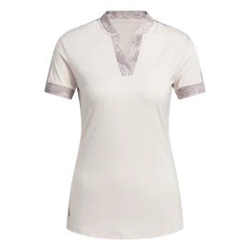 Dámské tričko Adidas Ultimate365 Printed Polo Shirt S, putty mauve, dámské