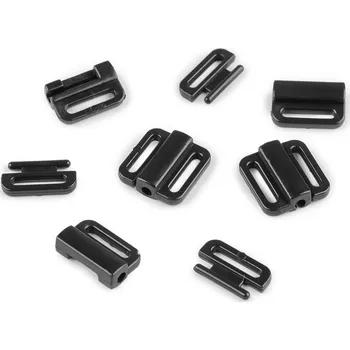 Plavkové zapínání šíře 10 mm plastové, barva 3 černá