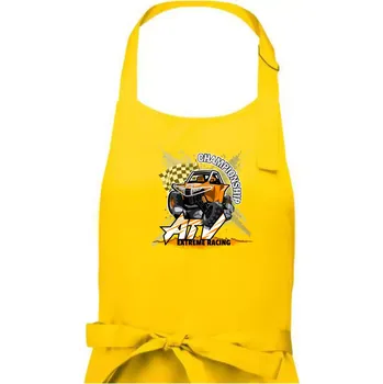 Kuchyňská zástěra ATV extreme championship - Dámská zástěra na vaření - Univerzální velikost ( Žlutá )
