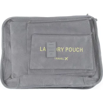 Deštník Sada cestovních organizérů do kufru 6 ks šedá 1 sada